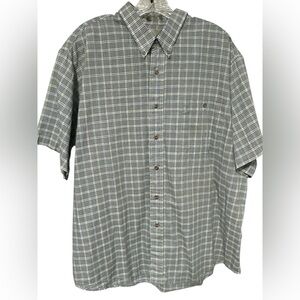 Bill Blass Vintage Plaid Casual Button Down Shirt in‎ EUC